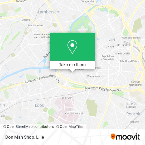 Don Man Shop map