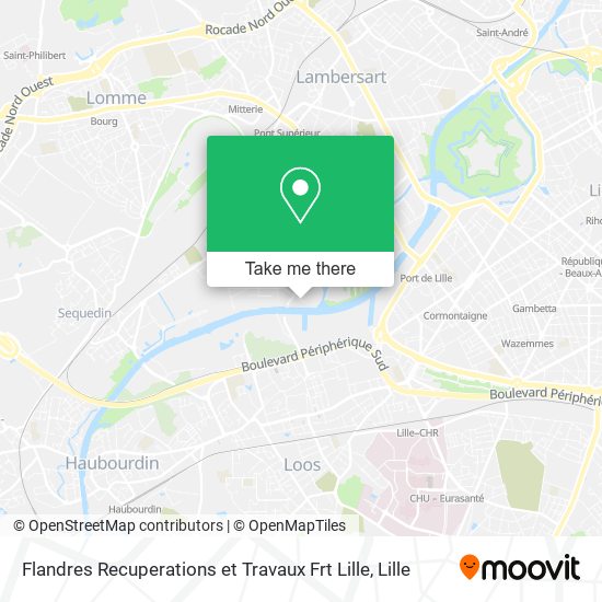 Mapa Flandres Recuperations et Travaux Frt Lille