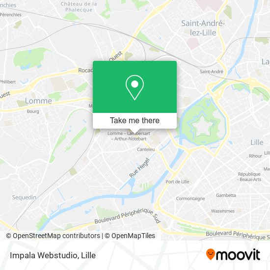 Mapa Impala Webstudio