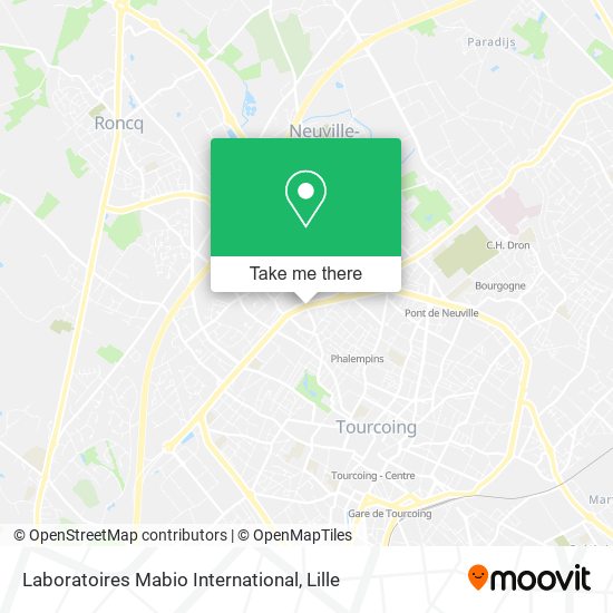 Laboratoires Mabio International map