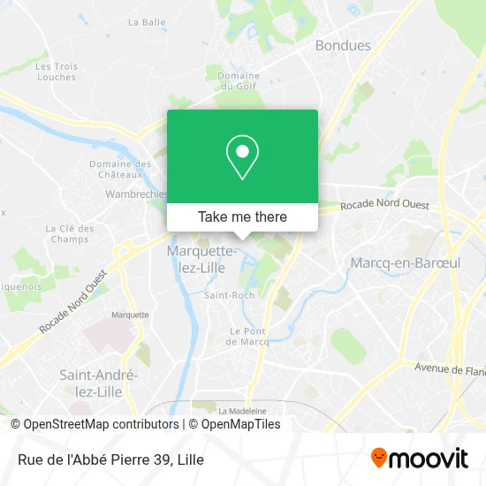 Rue de l'Abbé Pierre 39 map