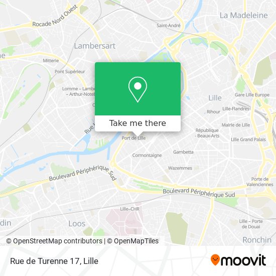 Rue de Turenne 17 map