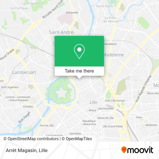 Arrêt Magasin map