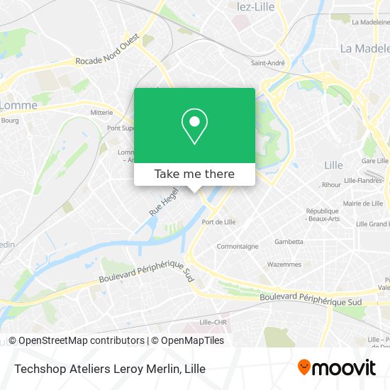 Techshop Ateliers Leroy Merlin map