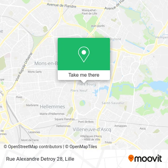 Rue Alexandre Detroy 28 map