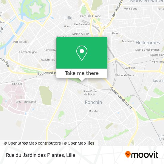 Rue du Jardin des Plantes map