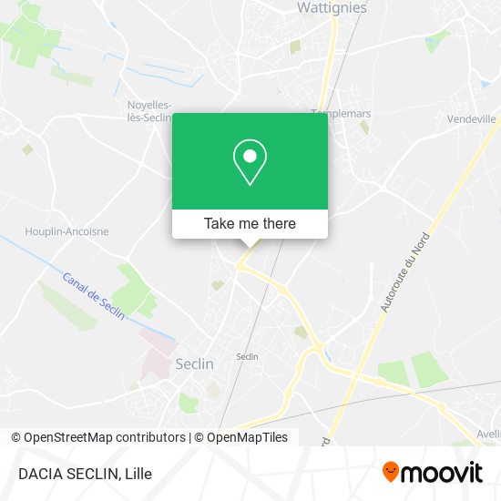 Mapa DACIA SECLIN