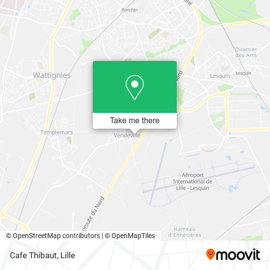 Cafe Thibaut map