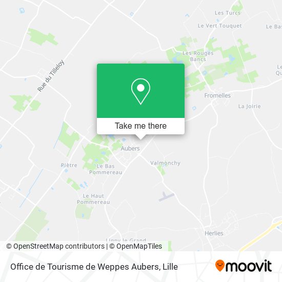 Office de Tourisme de Weppes Aubers map