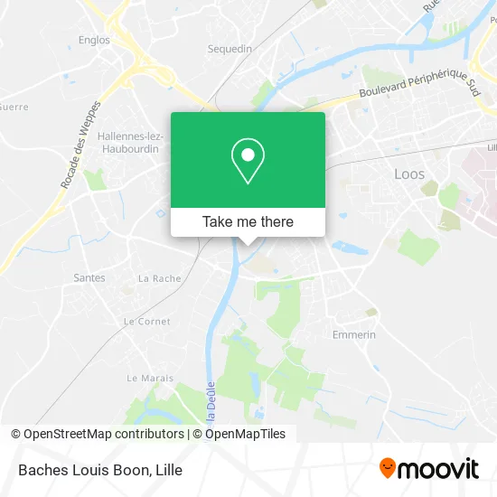 Baches Louis Boon map