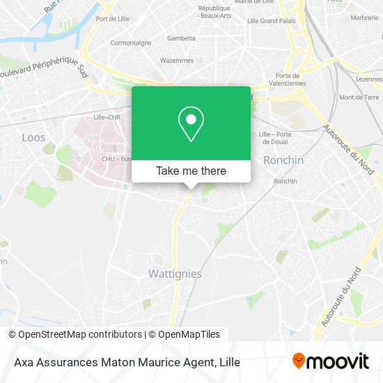 Axa Assurances Maton Maurice Agent map