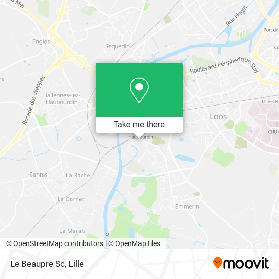 Le Beaupre Sc map