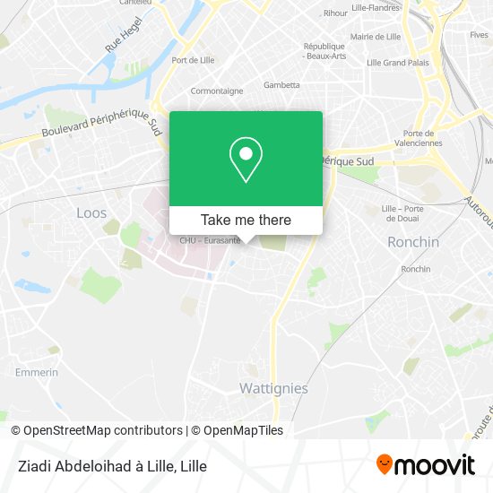 Mapa Ziadi Abdeloihad à Lille