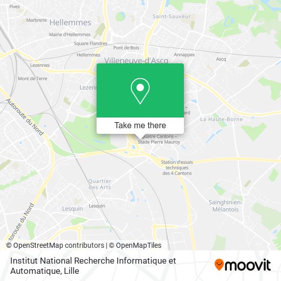 Mapa Institut National Recherche Informatique et Automatique