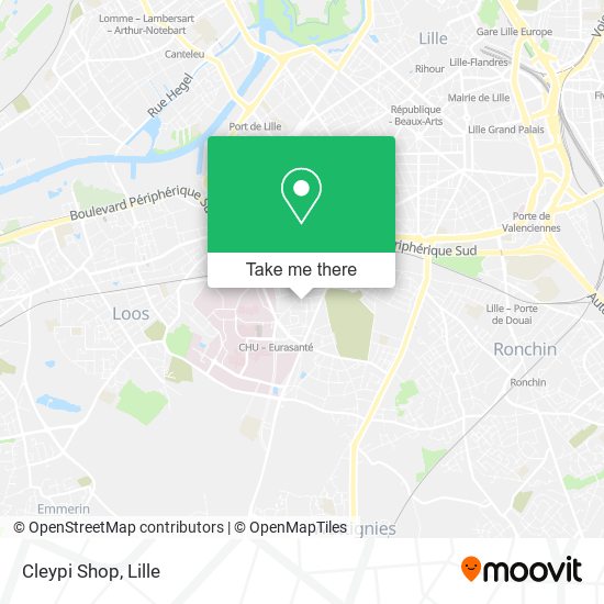 Cleypi Shop map