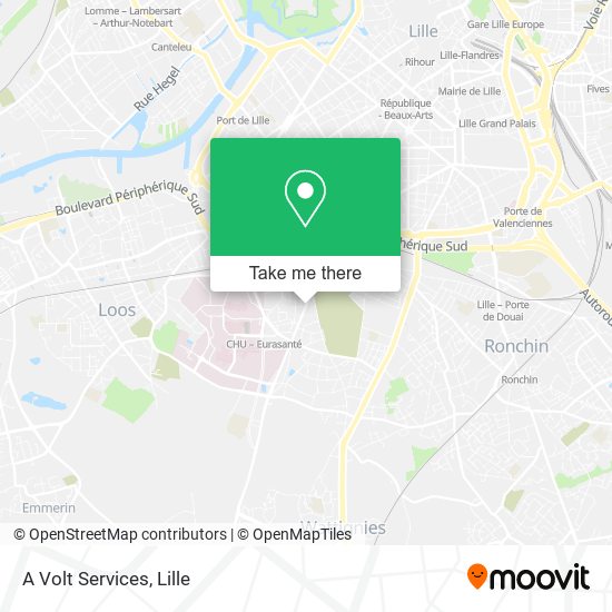 A Volt Services map