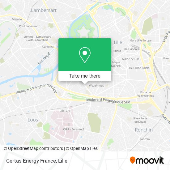 Certas Energy France map