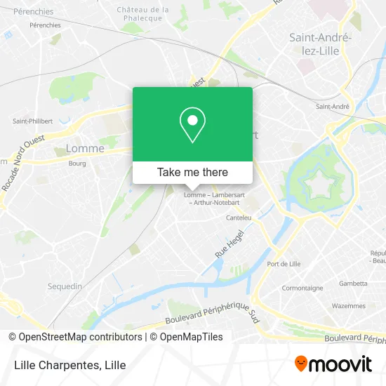 Lille Charpentes map