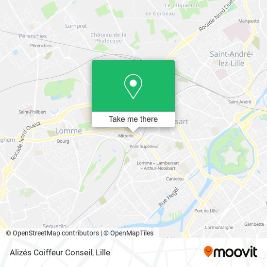 Alizés Coiffeur Conseil map