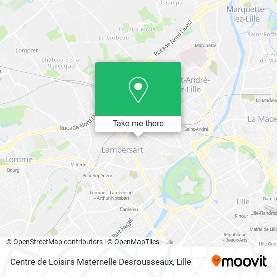 Centre de Loisirs Maternelle Desrousseaux map