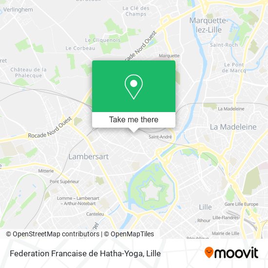 Federation Francaise de Hatha-Yoga map