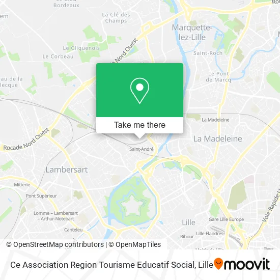 Ce Association Region Tourisme Educatif Social map