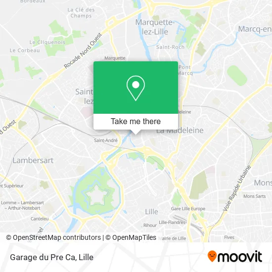 Garage du Pre Ca map