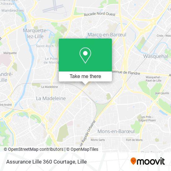 Assurance Lille 360 Courtage map