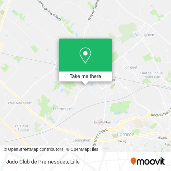 Mapa Judo Club de Premesques