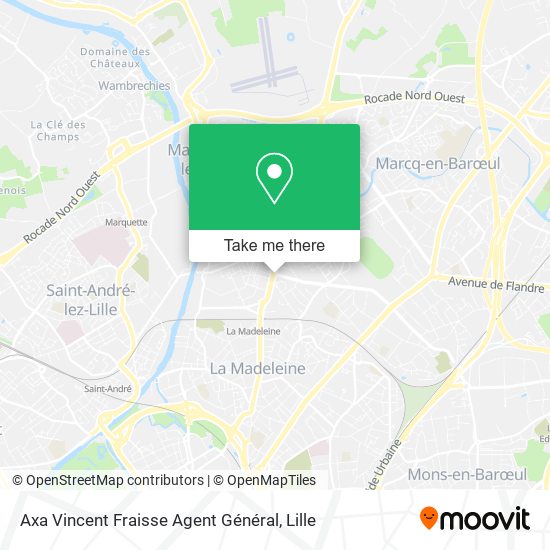 Axa Vincent Fraisse Agent Général map