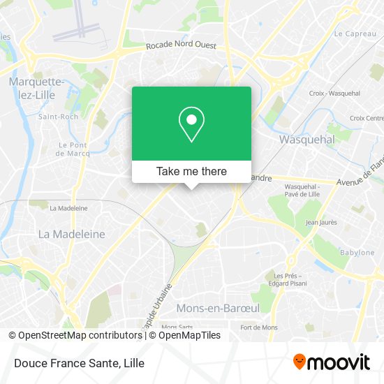 Douce France Sante map