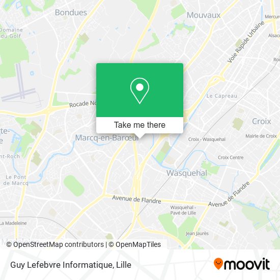 Guy Lefebvre Informatique map