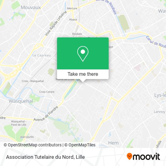 Association Tutelaire du Nord map