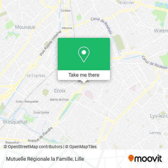 Mutuelle Régionale la Famille map