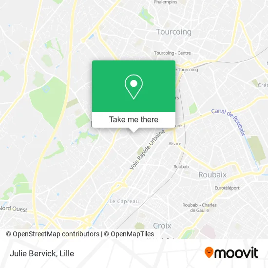 Julie Bervick map