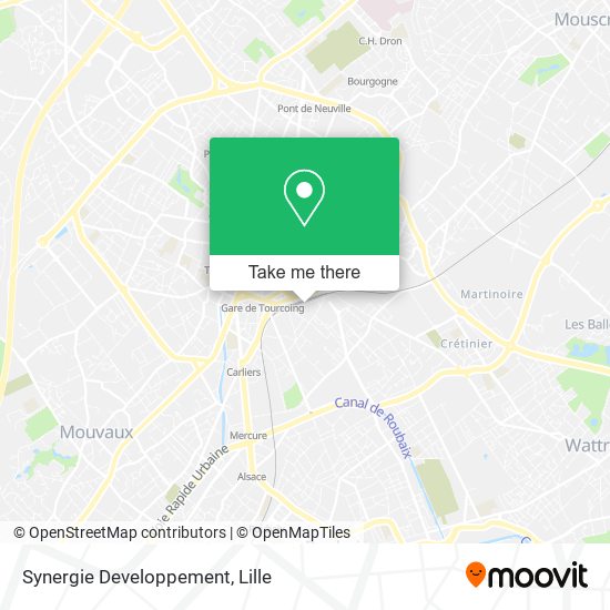 Synergie Developpement map