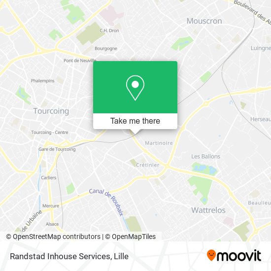 Randstad Inhouse Services map