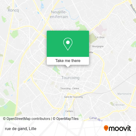 rue de gand map