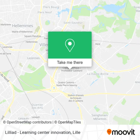 Lilliad - Learning center innovation map