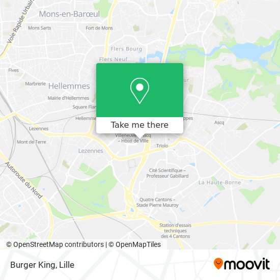 Burger King map