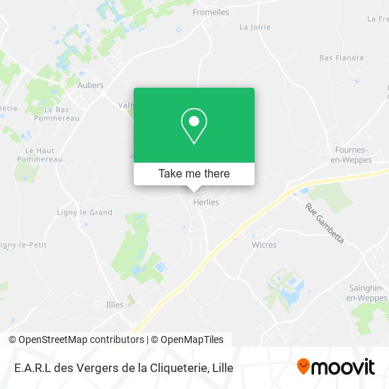 E.A.R.L des Vergers de la Cliqueterie map