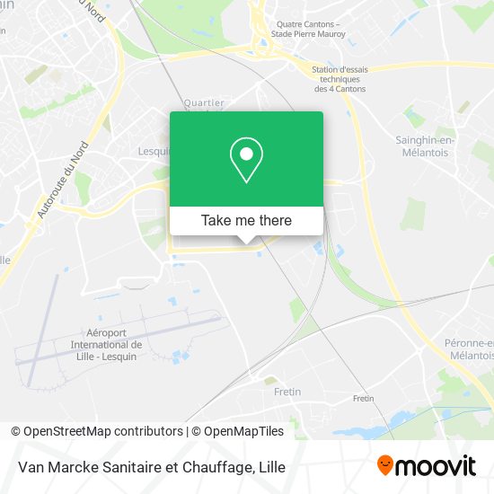 Van Marcke Sanitaire et Chauffage map