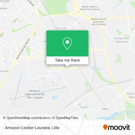 Amazon Locker-Laurana map