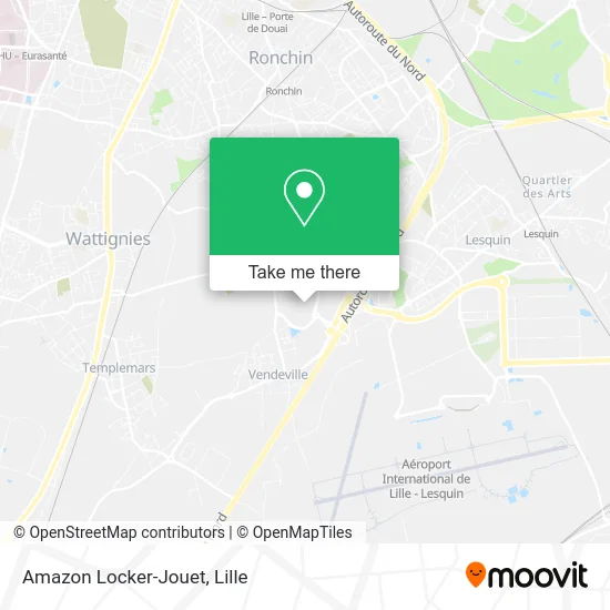 Amazon Locker-Jouet map