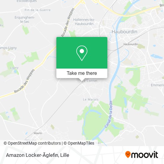 Amazon Locker-Ãglefin map