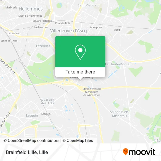 Brainfield Lille map