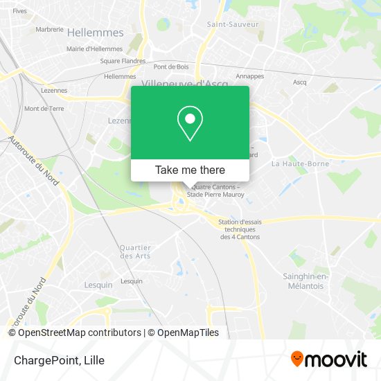 ChargePoint map