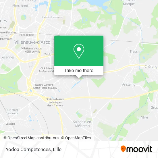 Yodea Compétences map