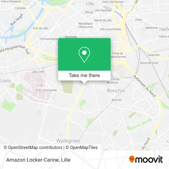 Amazon Locker-Carine map