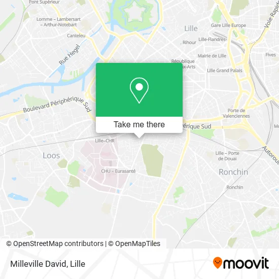 Milleville David map